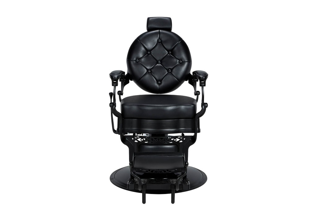 SILLÓN DE BARBERÍA ZEUS BLACK - Imagen 4
