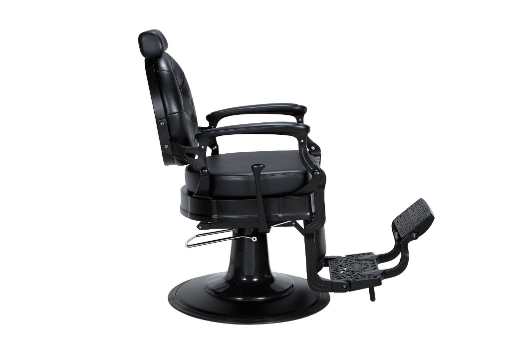 SILLÓN DE BARBERÍA ZEUS BLACK - Imagen 2