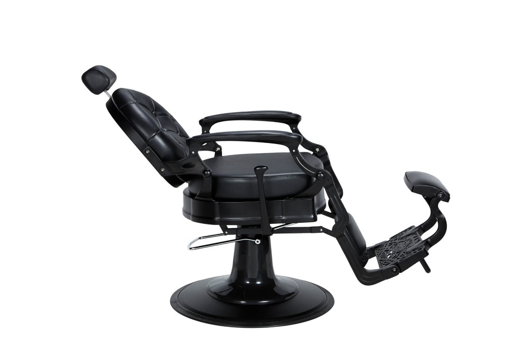 SILLÓN DE BARBERÍA ZEUS BLACK - Imagen 3