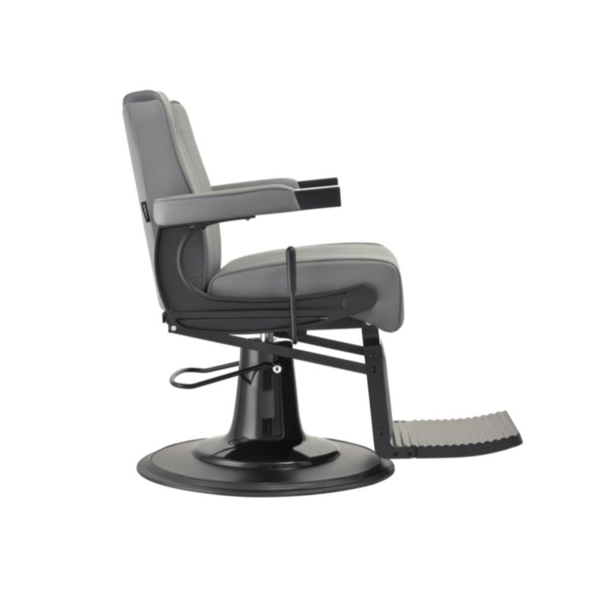 SILLÓN DE BARBERÍA KURT GRIS UK - Imagen 5