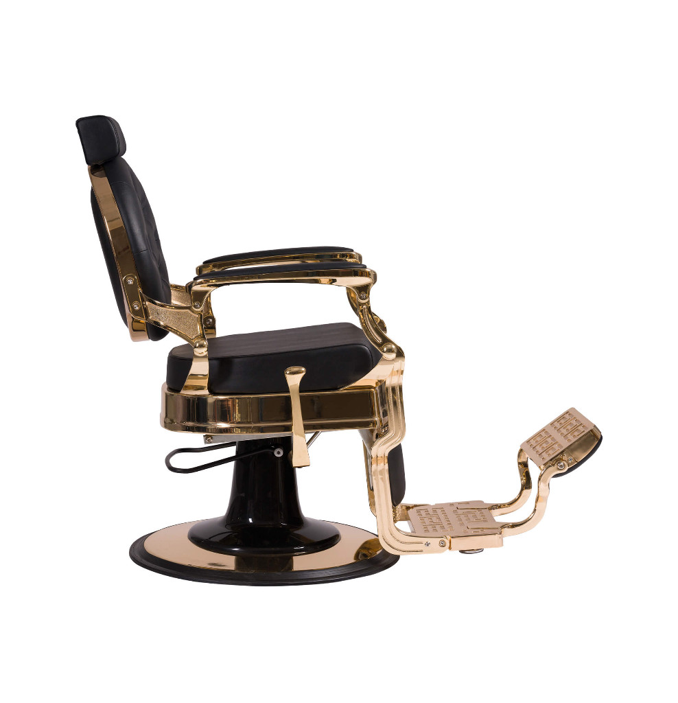 SILLÓN DE BARBERÍA MOU GOLD - Imagen 2