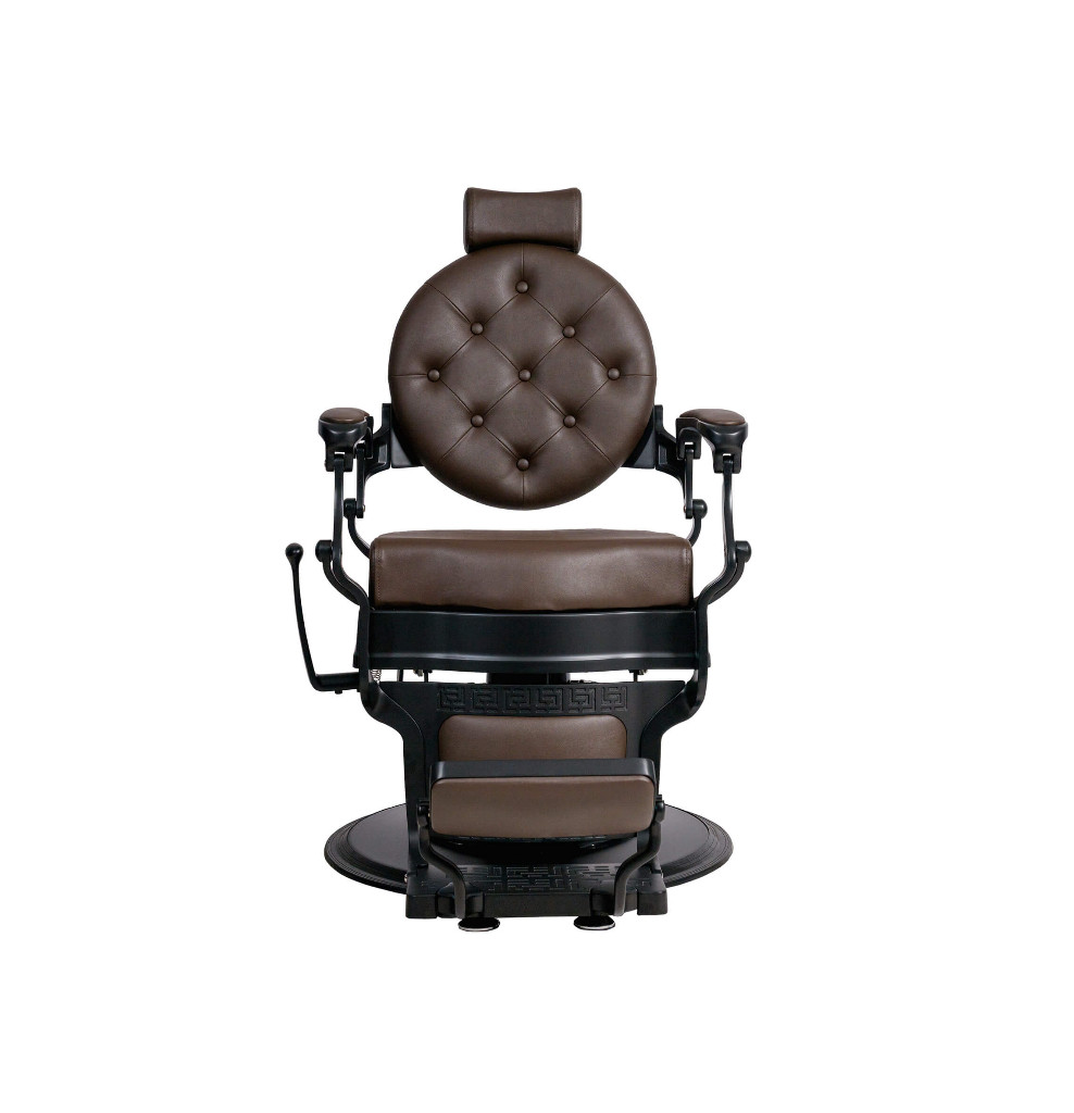SILLÓN DE BARBERÍA MOU DARK BROWN - Imagen 5