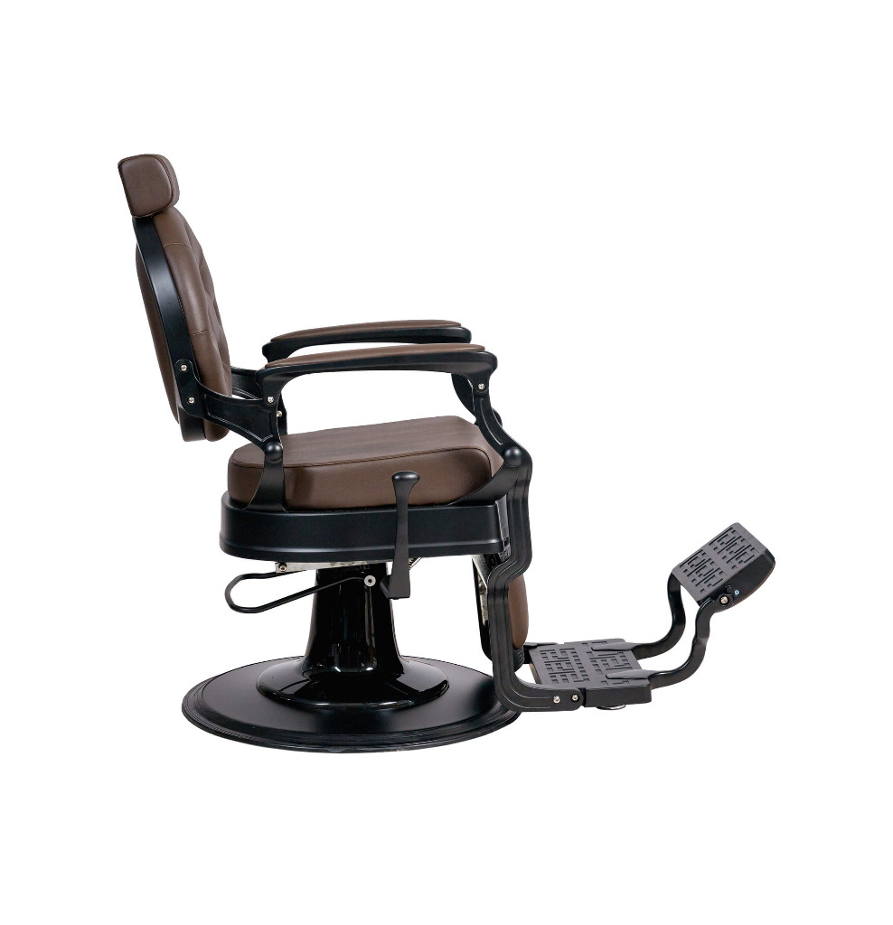 SILLÓN DE BARBERÍA MOU DARK BROWN - Imagen 4