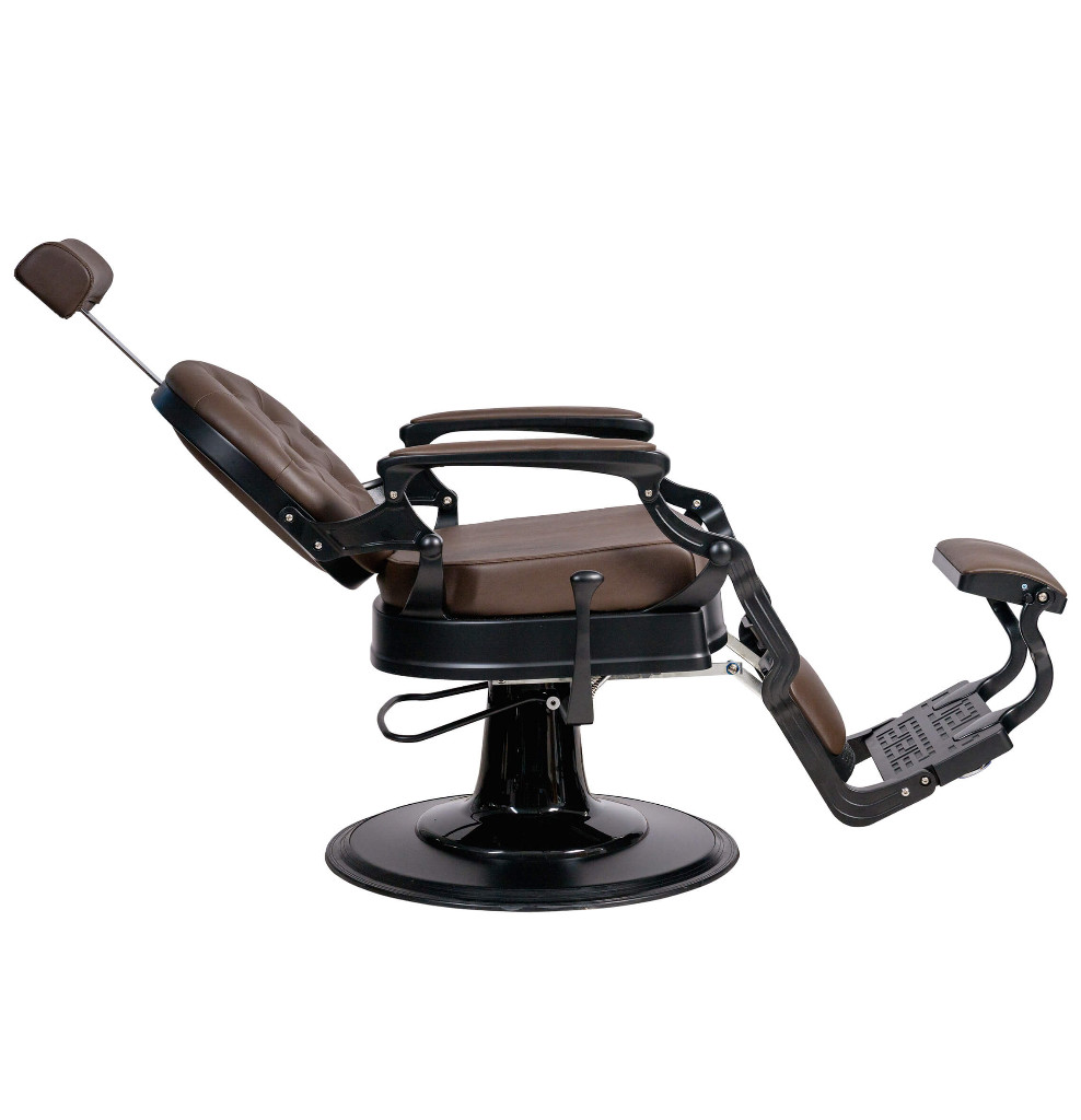 SILLÓN DE BARBERÍA MOU DARK BROWN - Imagen 2