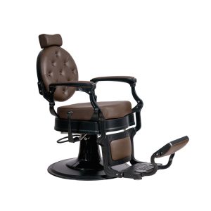SILLÓN DE BARBERÍA MOU DARK BROWN