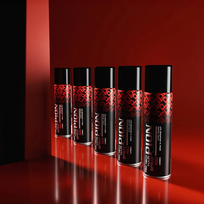 Spray laca de color PION Pro Mech Red 150ml - Imagen 2