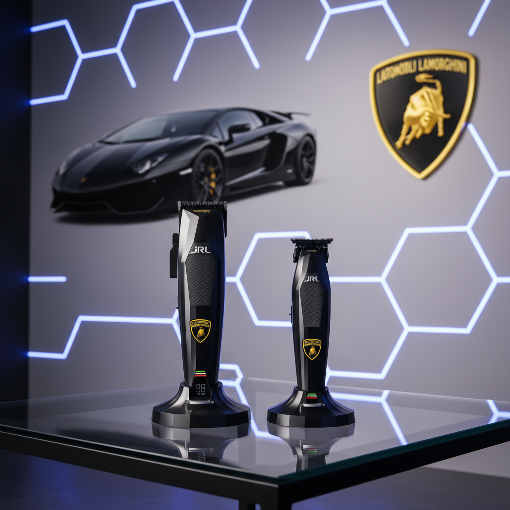 JRL Diamante Combo Clipper + trimmer Lamborghini collection Black - Imagen 2